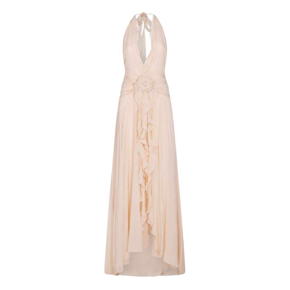 Blumarine Flowing Dress With Delicate Fabric And Subtle Details