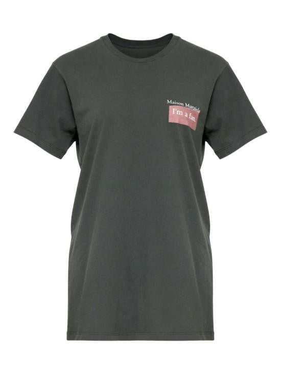 Maison Margiela Relaxed Fit Cotton T-Shirt With Graphic Accent