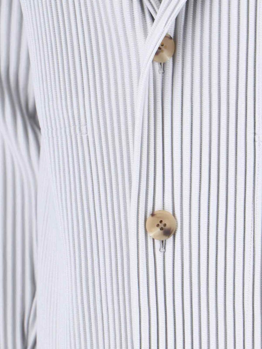 Homme Plissé Issey Miyake "Basics" Blazer – White