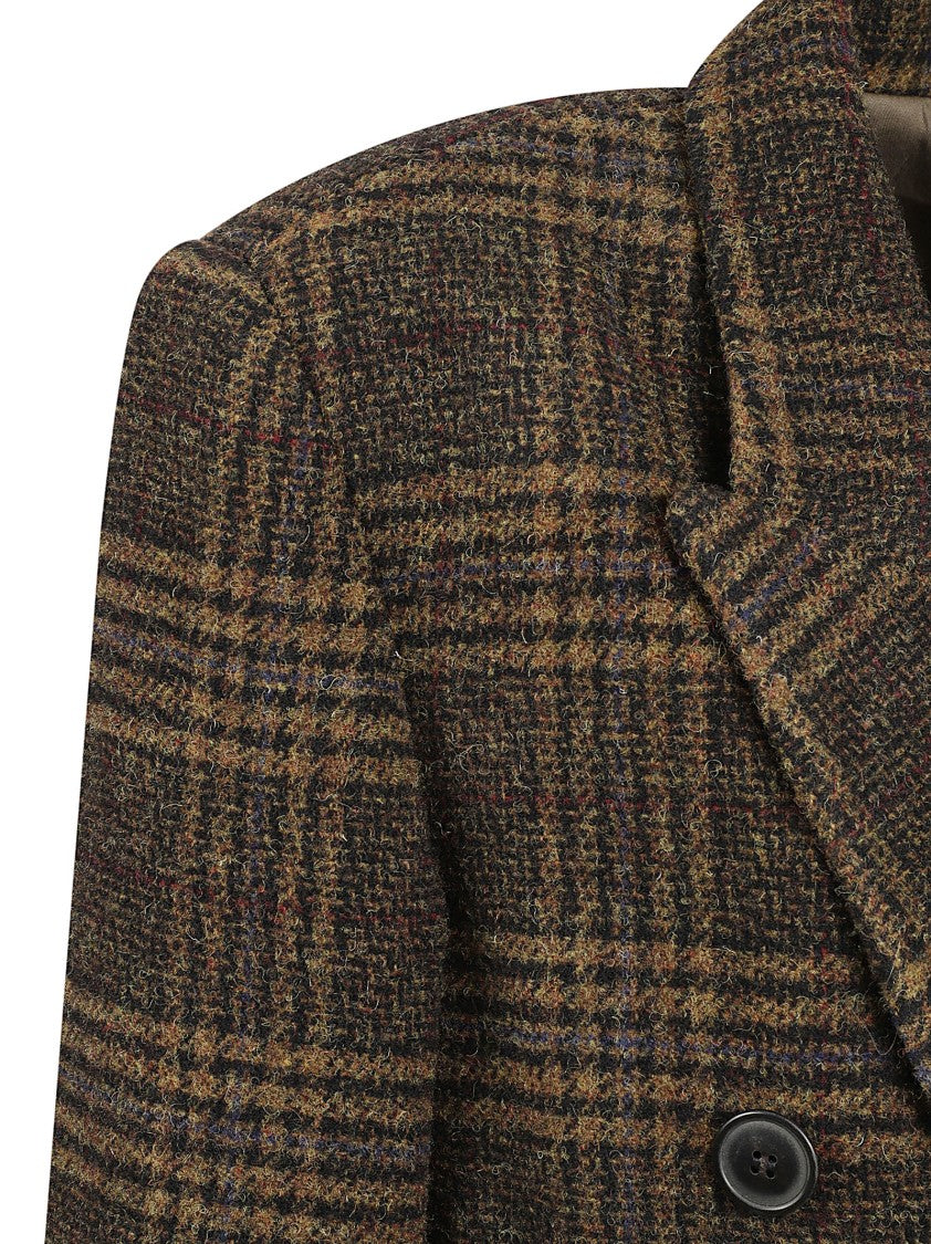 Isabel Marant Long Wool Coat With Peak Lapels