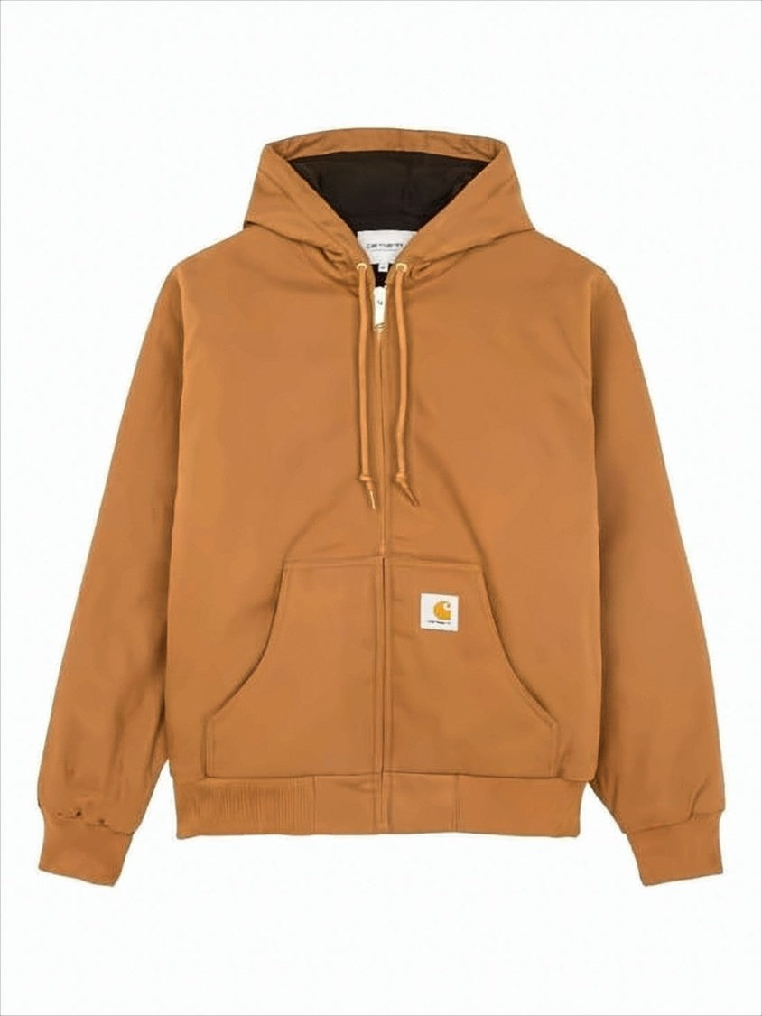 Carhartt Wip Hooded Zip-Up Jacket With Kangaroo Pocket