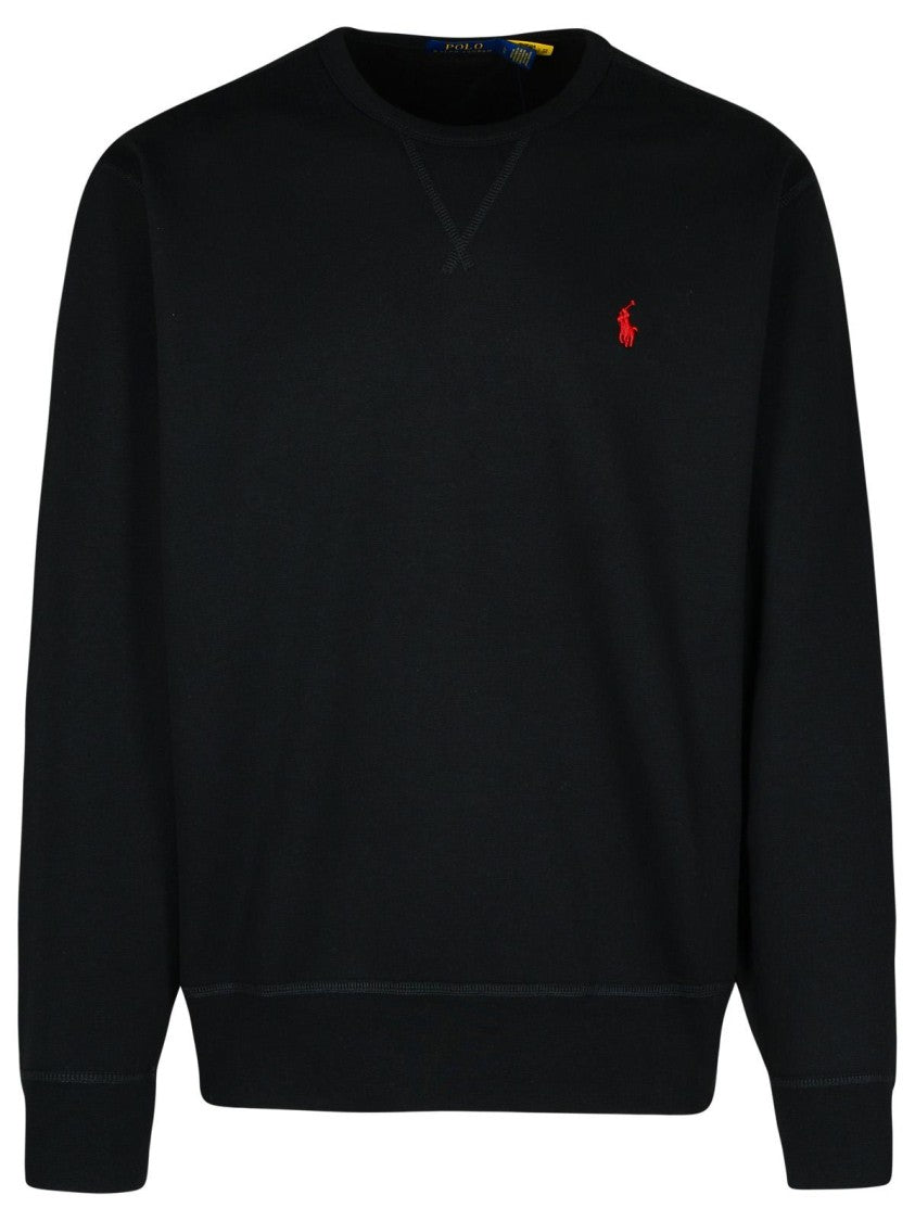 Polo Ralph Lauren Black Cotton Sweatshirt