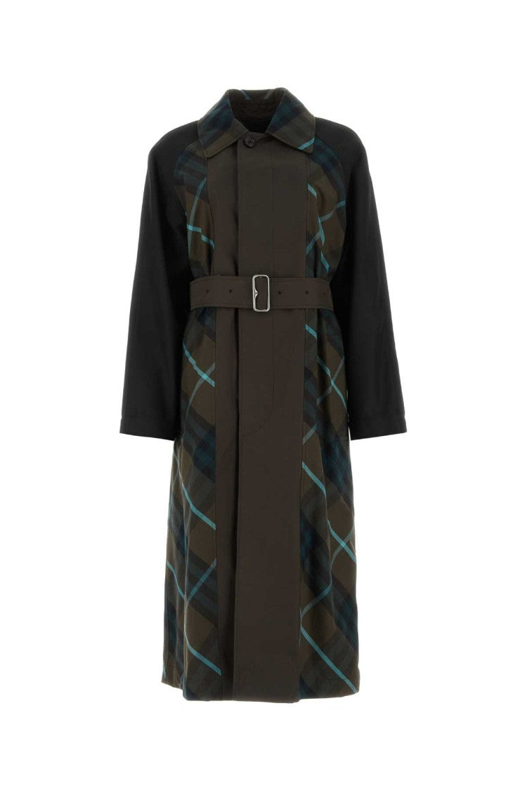 Burberry Embroidered Gabardine Bradford Trench Coat
