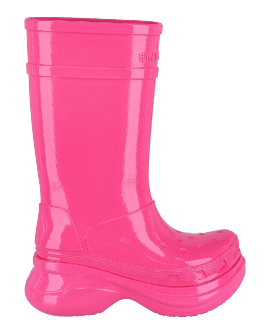 Balenciaga X Crocs Patent Boots