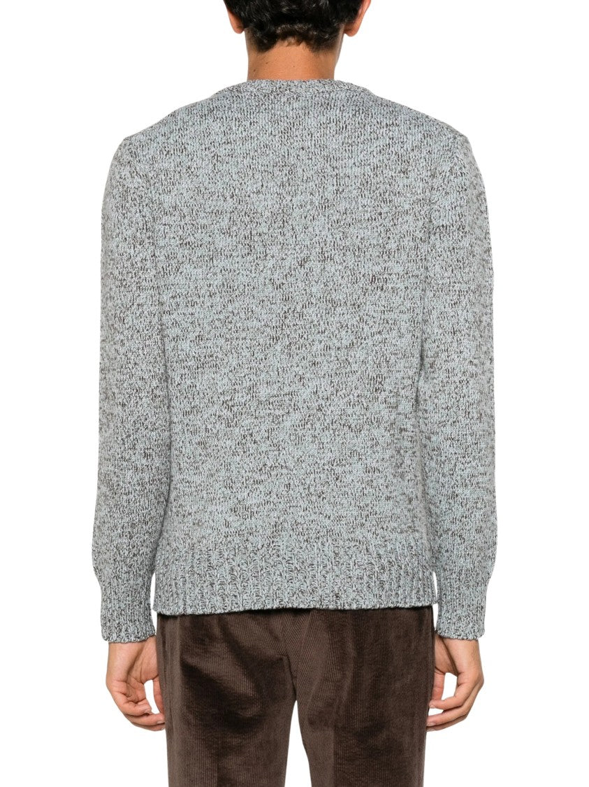 Doppiaa Marl-Knit Crew-Neck Sweater