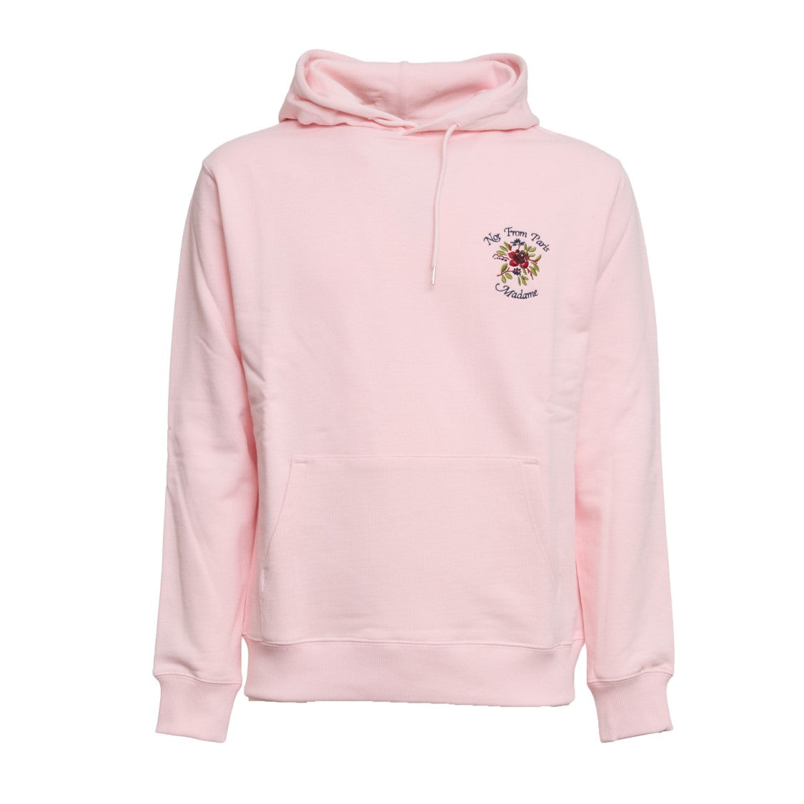 Drôle De Monsieur Slogan Rose Printed French Hoodie