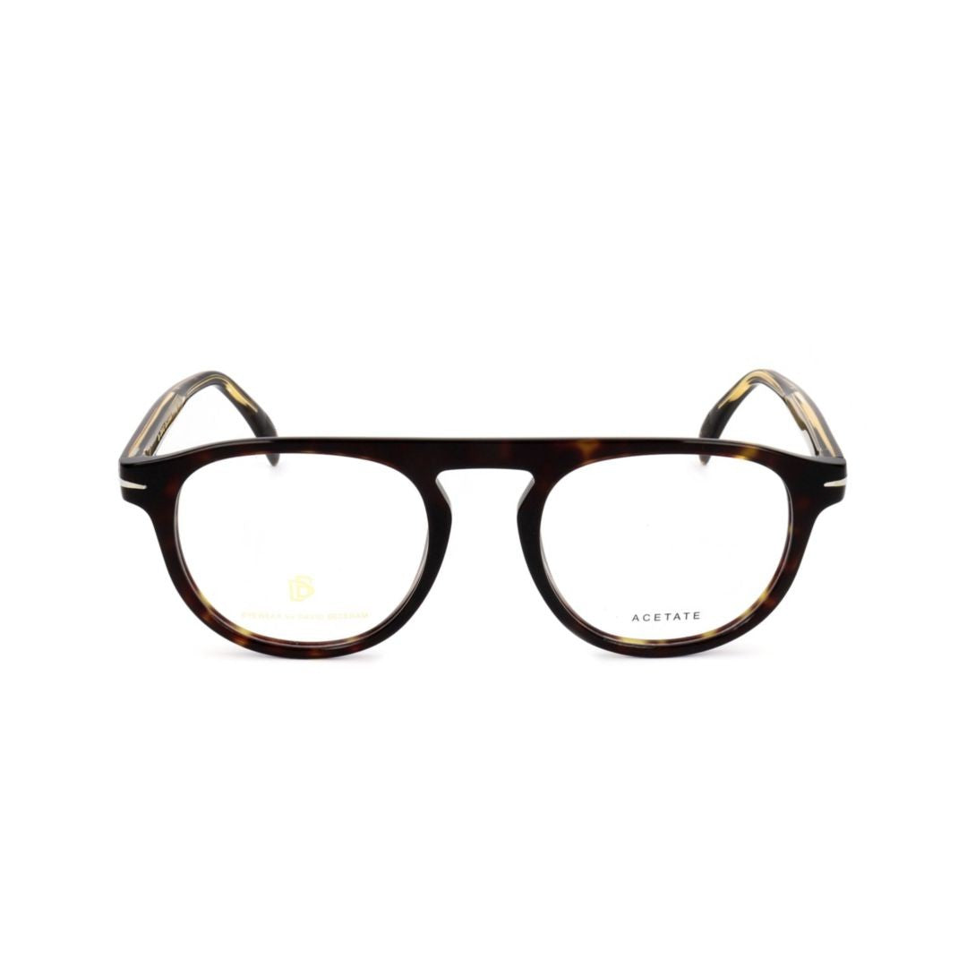 David Beckham Db 7024 Tortoiseshell Round Rectangular Eyeglasses