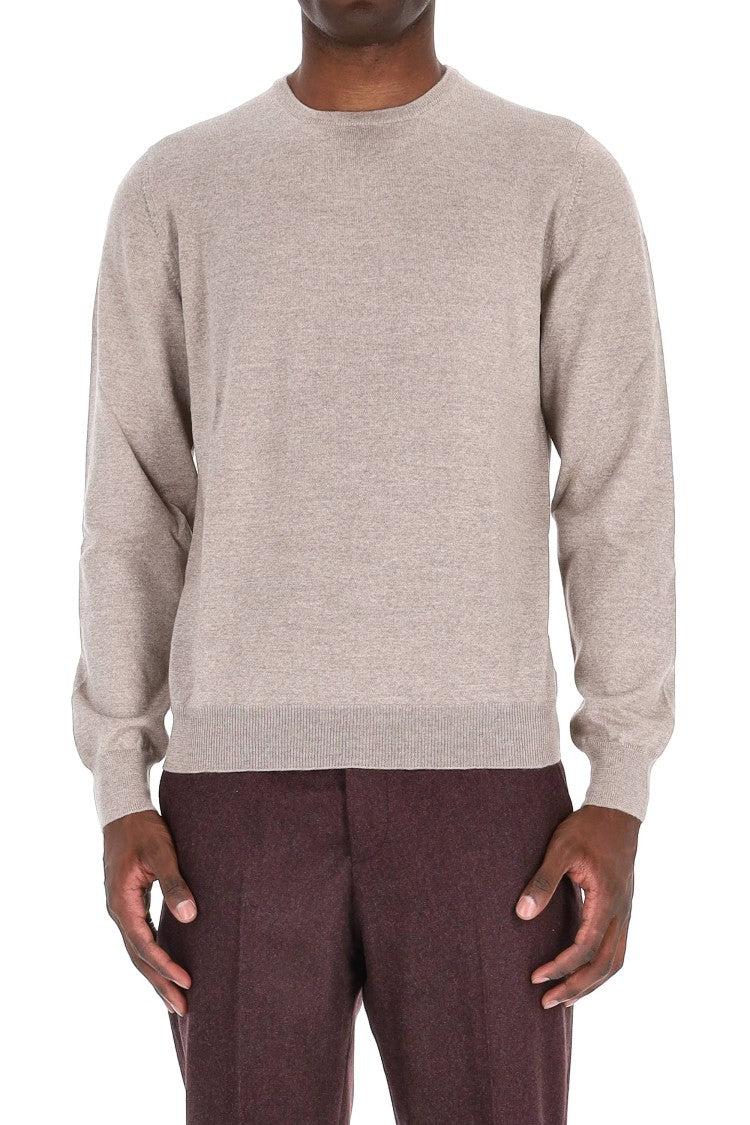 Barba Merino Wool Crewneck Sweater