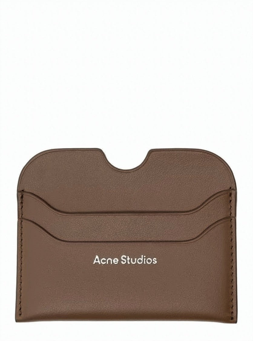 Acne Studios Minimalist Calf Leather Cardholder