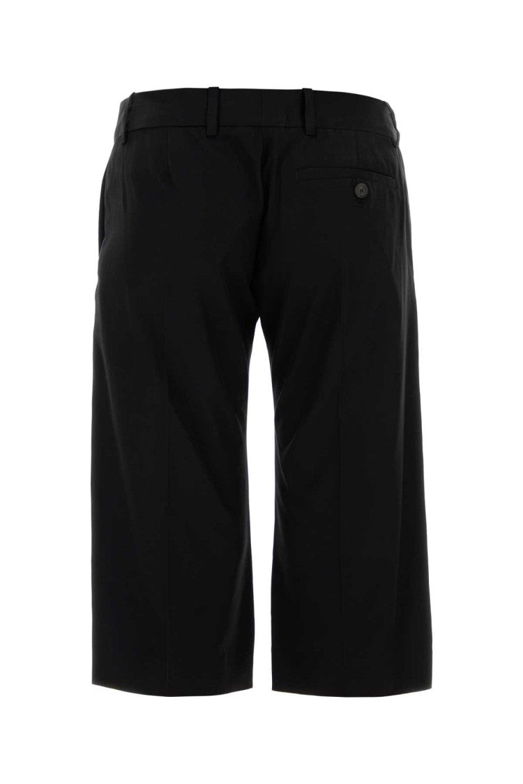 Balenciaga Black Lyocell Capri Pant