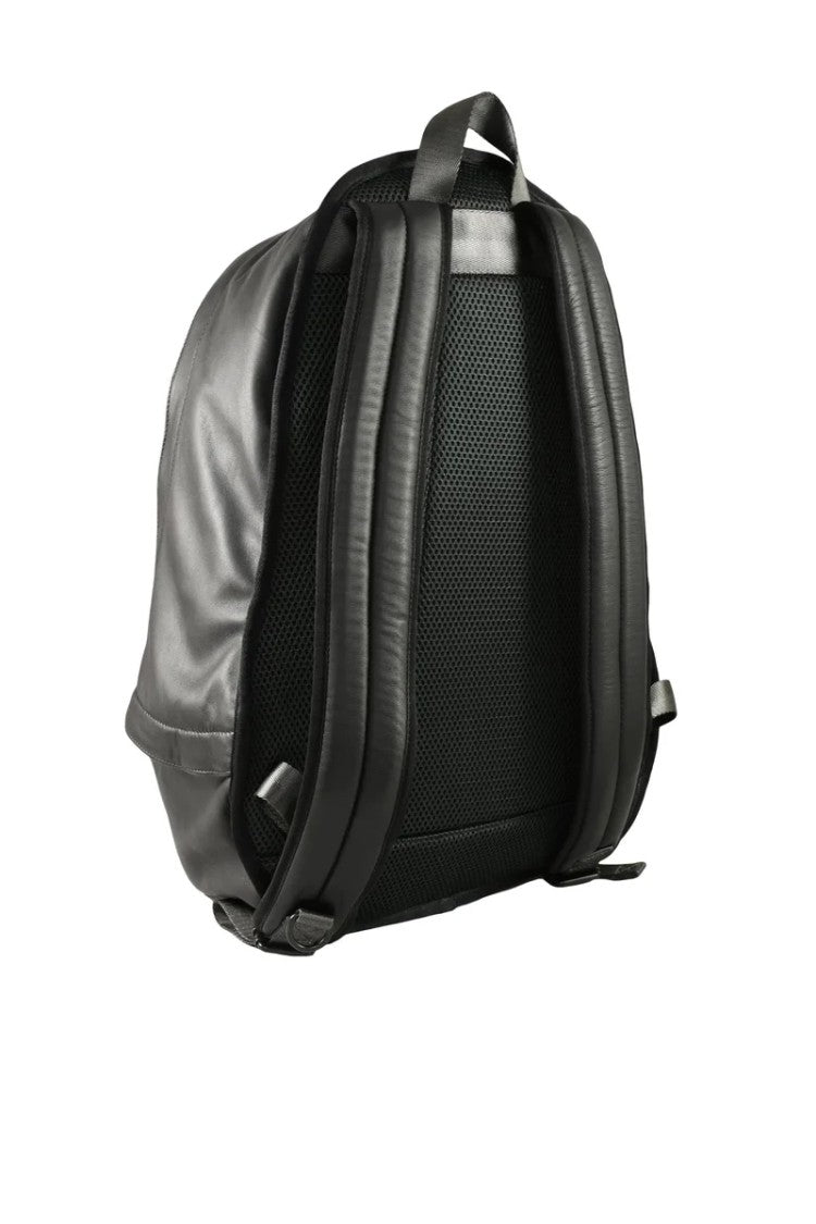 Diesel Leather/Polyester Backpack - Black