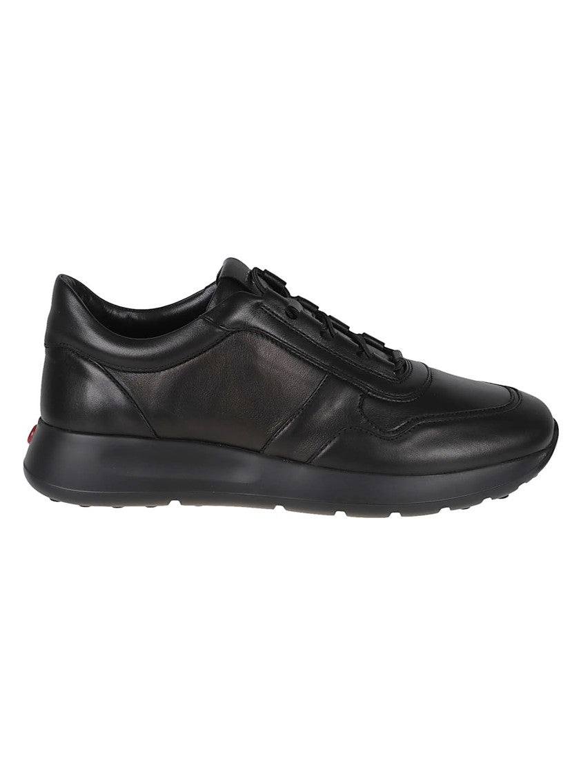 Tod's Black Calf Leather Extralight Sneakers