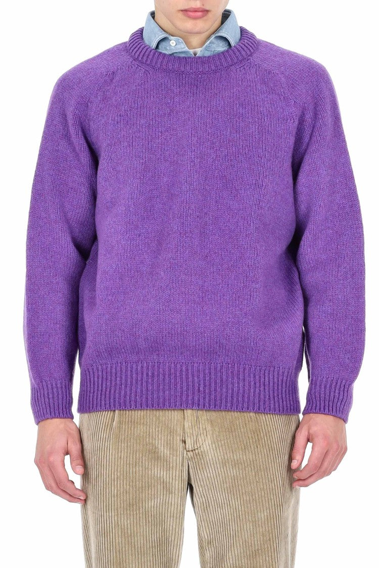 Howlin Shetland Boxy Fit Wool Crewneck Sweater