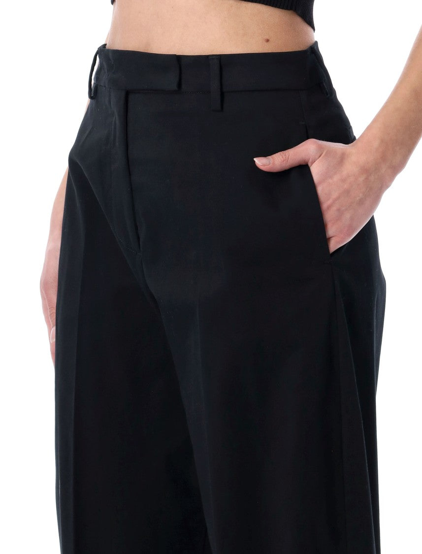 The Latest Dina High Waisted Straight Leg Trousers