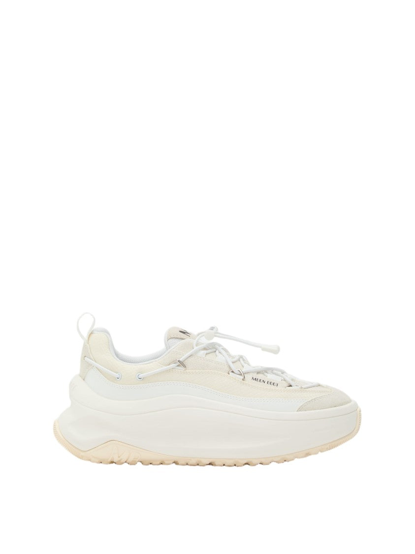 Moon Boot White Moon247 Xlace Suede Sneakers