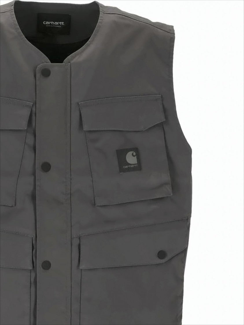 Carhartt Wip Utility Sleeveless Vest With Multiple Pockets