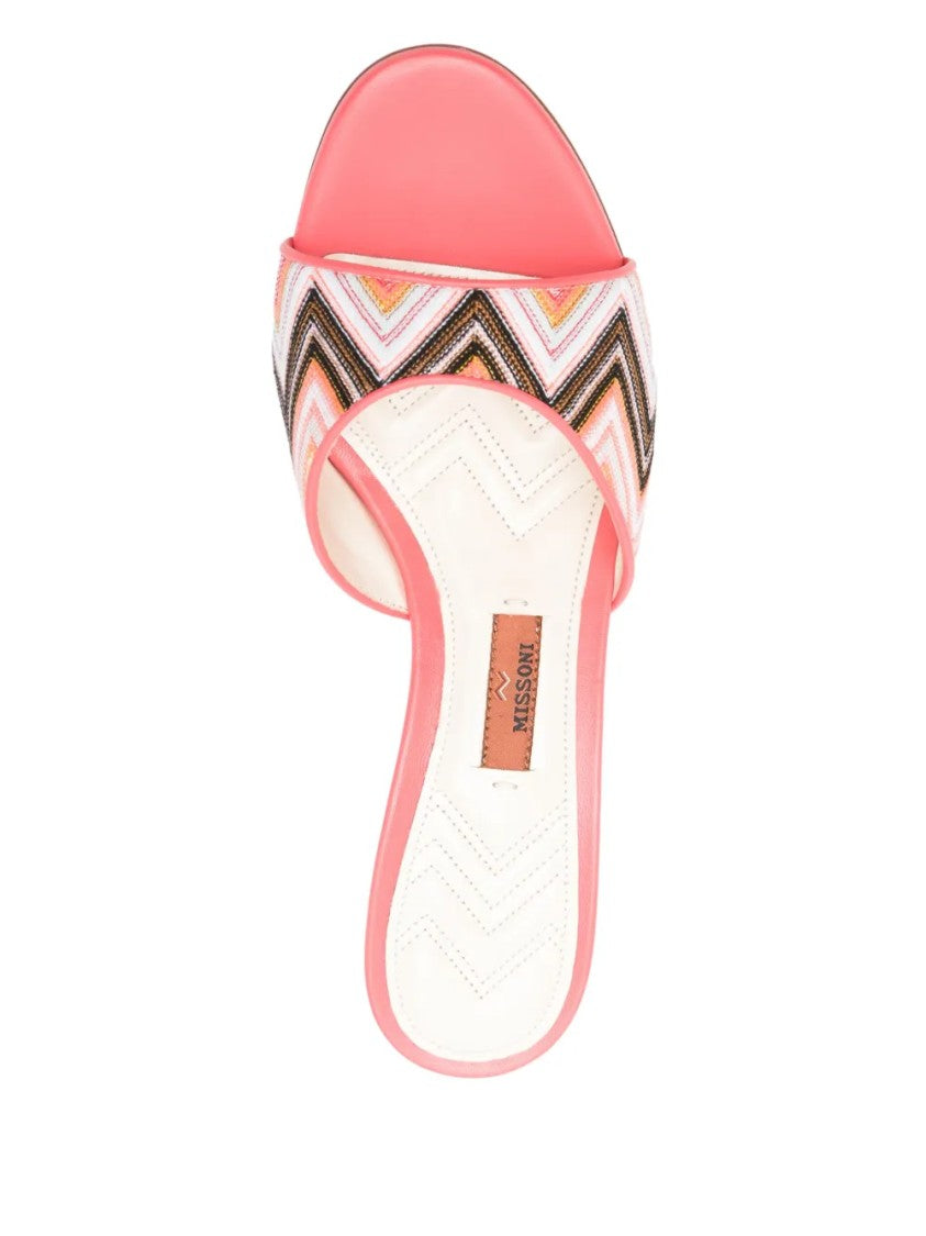 Missoni Open-Toe Minimalist Straps Sandals