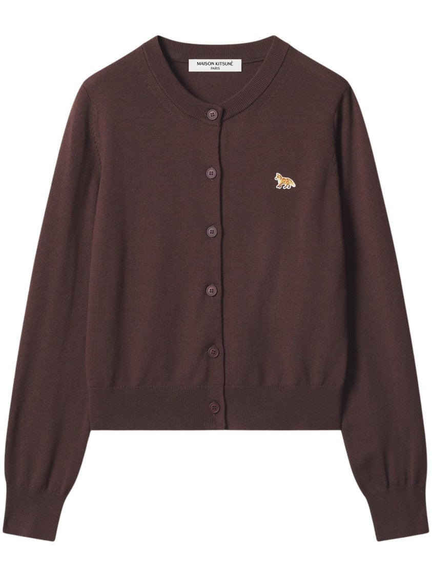 Maison Kitsuné Baby Fox Regular-Fit Merino Wool Cardigan
