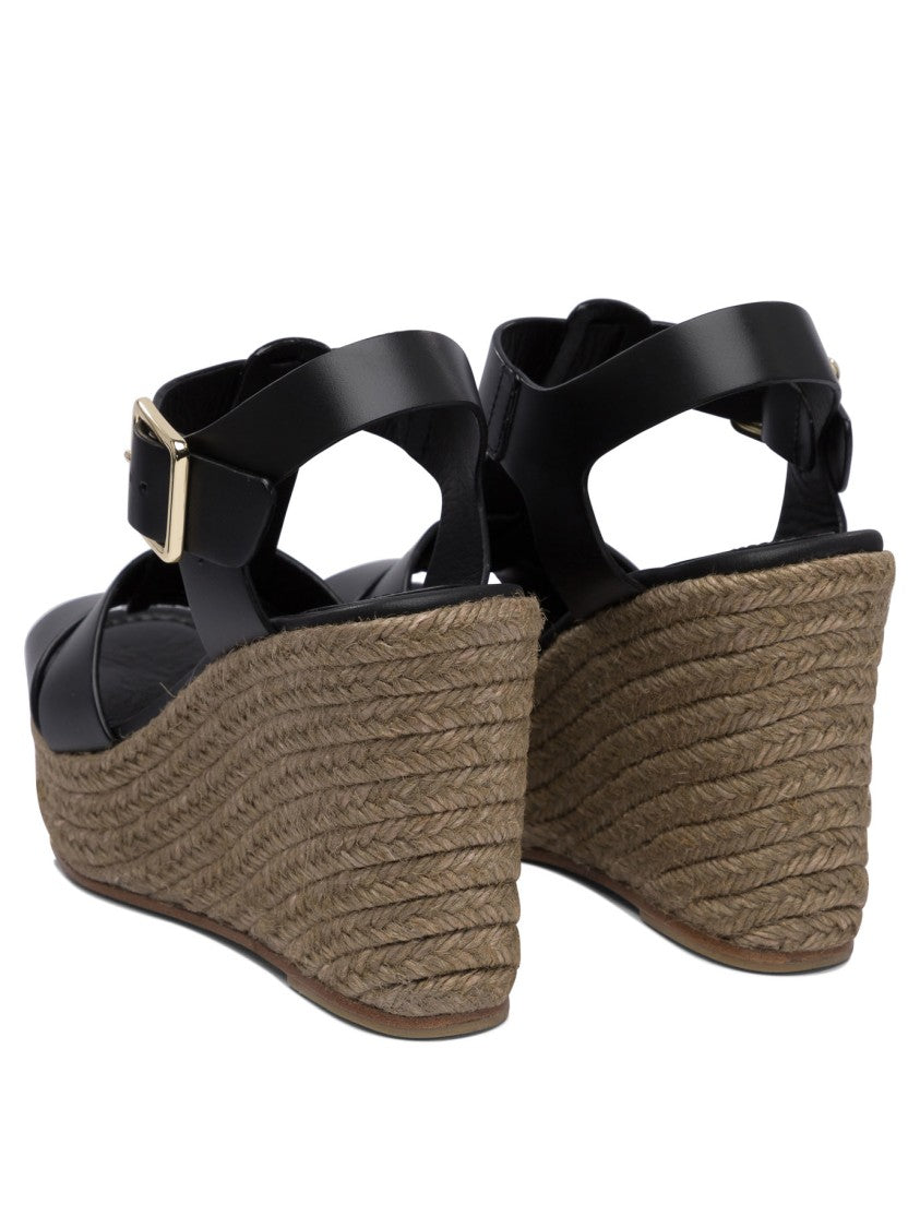 Paloma Barceló Woven Jute Platform Sandals