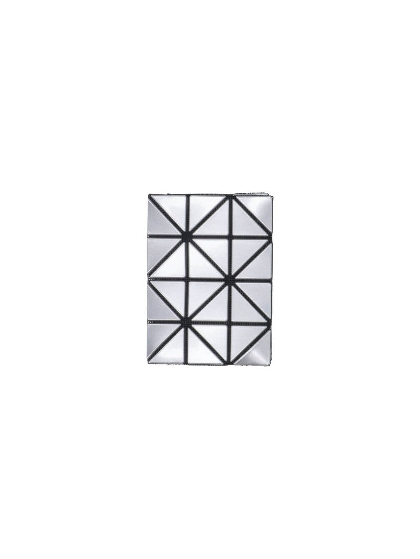 Bao Bao Issey Miyake Silver Prism Geometric Card Holder