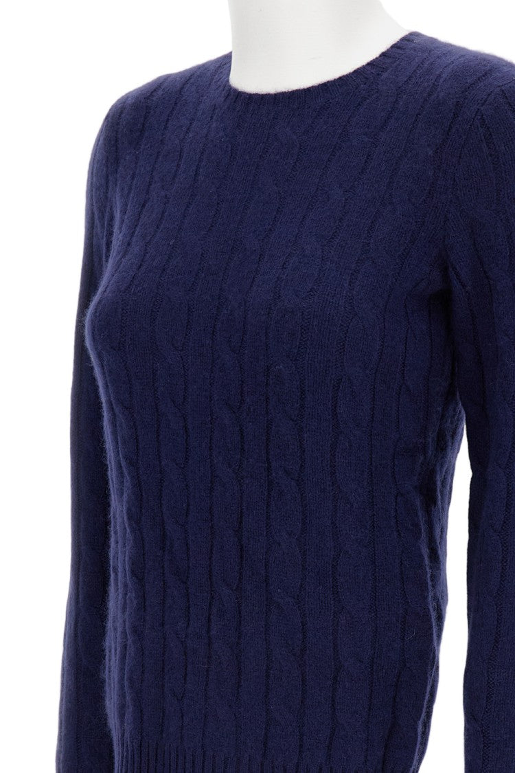 Polo Ralph Lauren Cable Knit Crewneck Pullover With Timeless Design