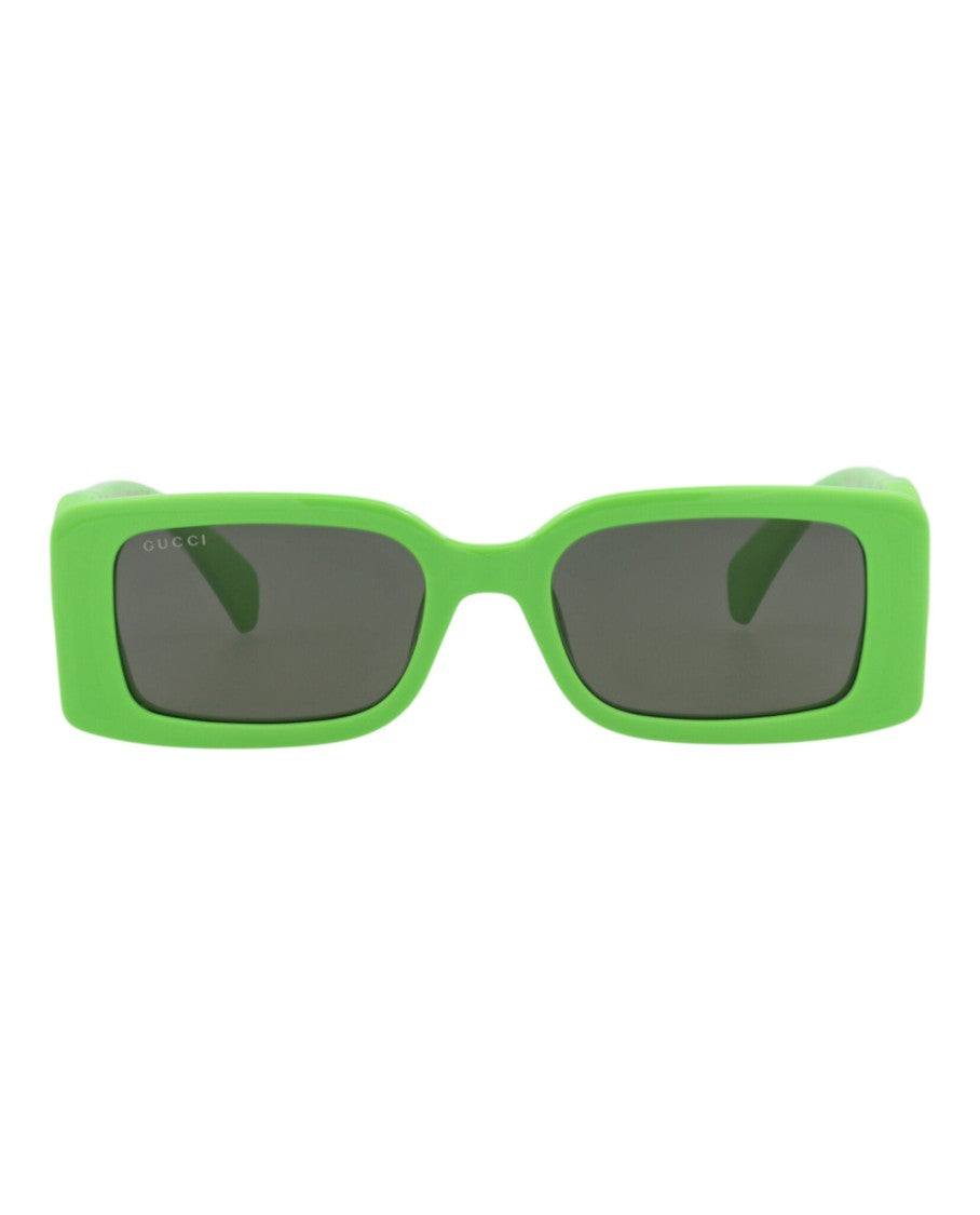 Gucci Square-Frame Injection Sunglasses