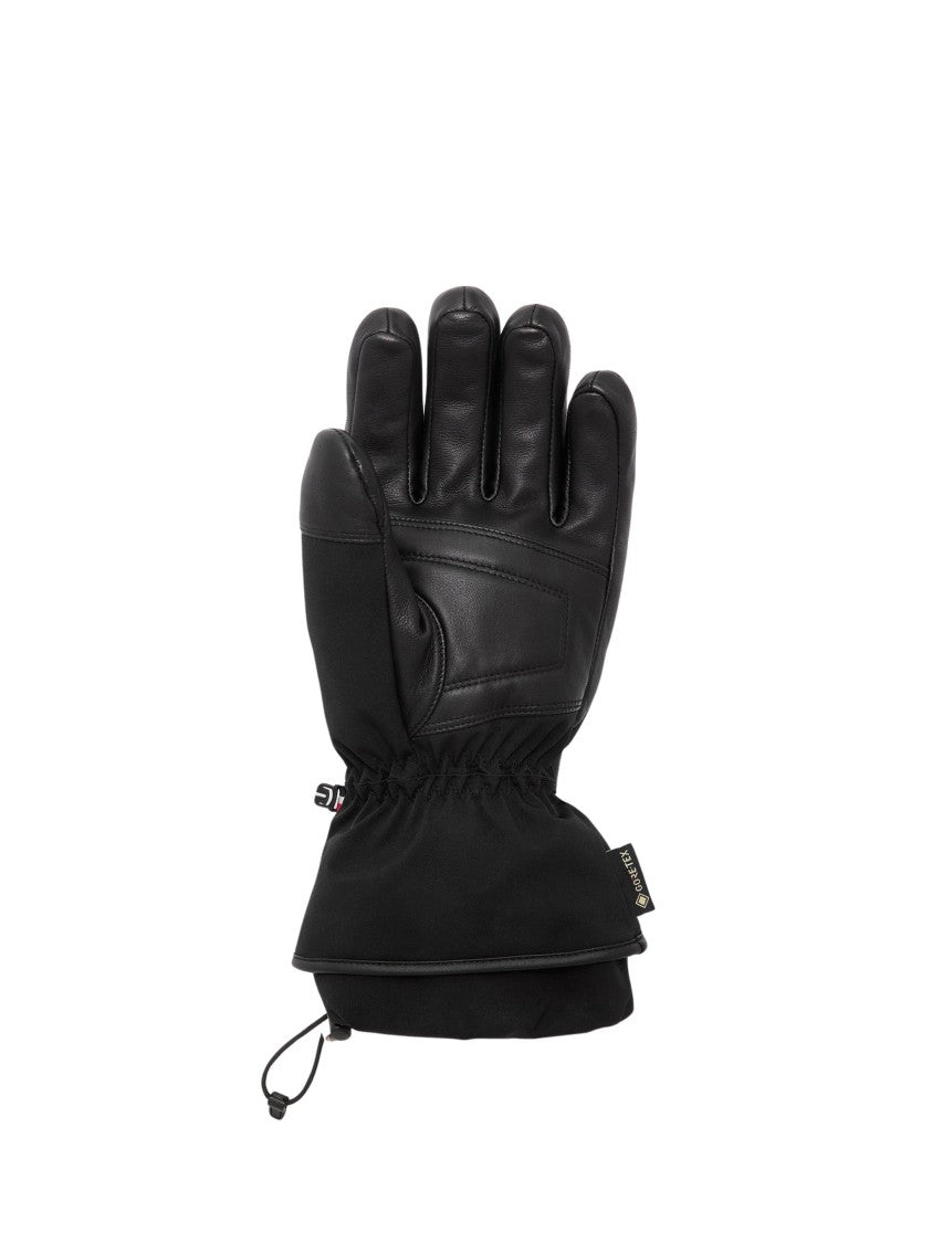 Moncler Grenoble Padded Nylon Leather Gloves
