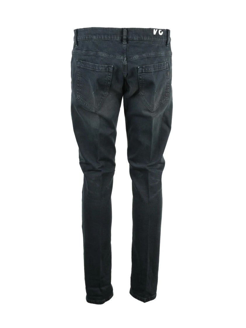 Dondup Green George Faded Skinny-Leg Jeans