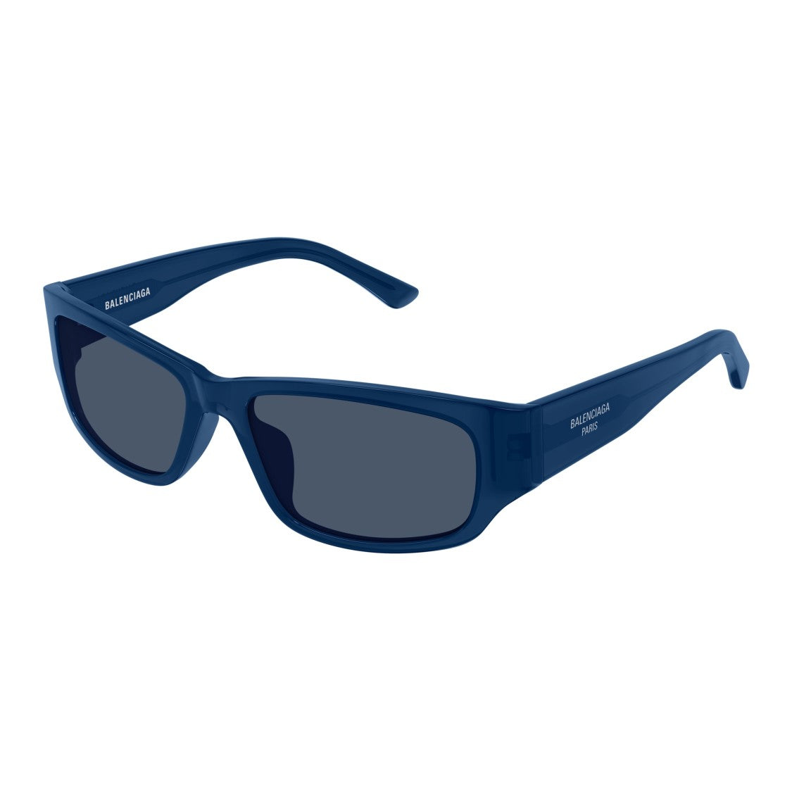 Balenciaga Bb0368sk Rectangular Deep Blue Sunglasses