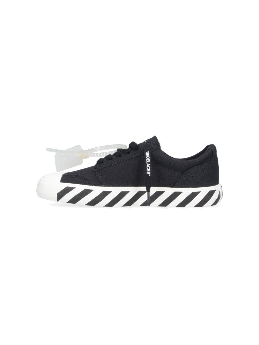 Off-White Black Arrow Graphics Canvas Sneakers