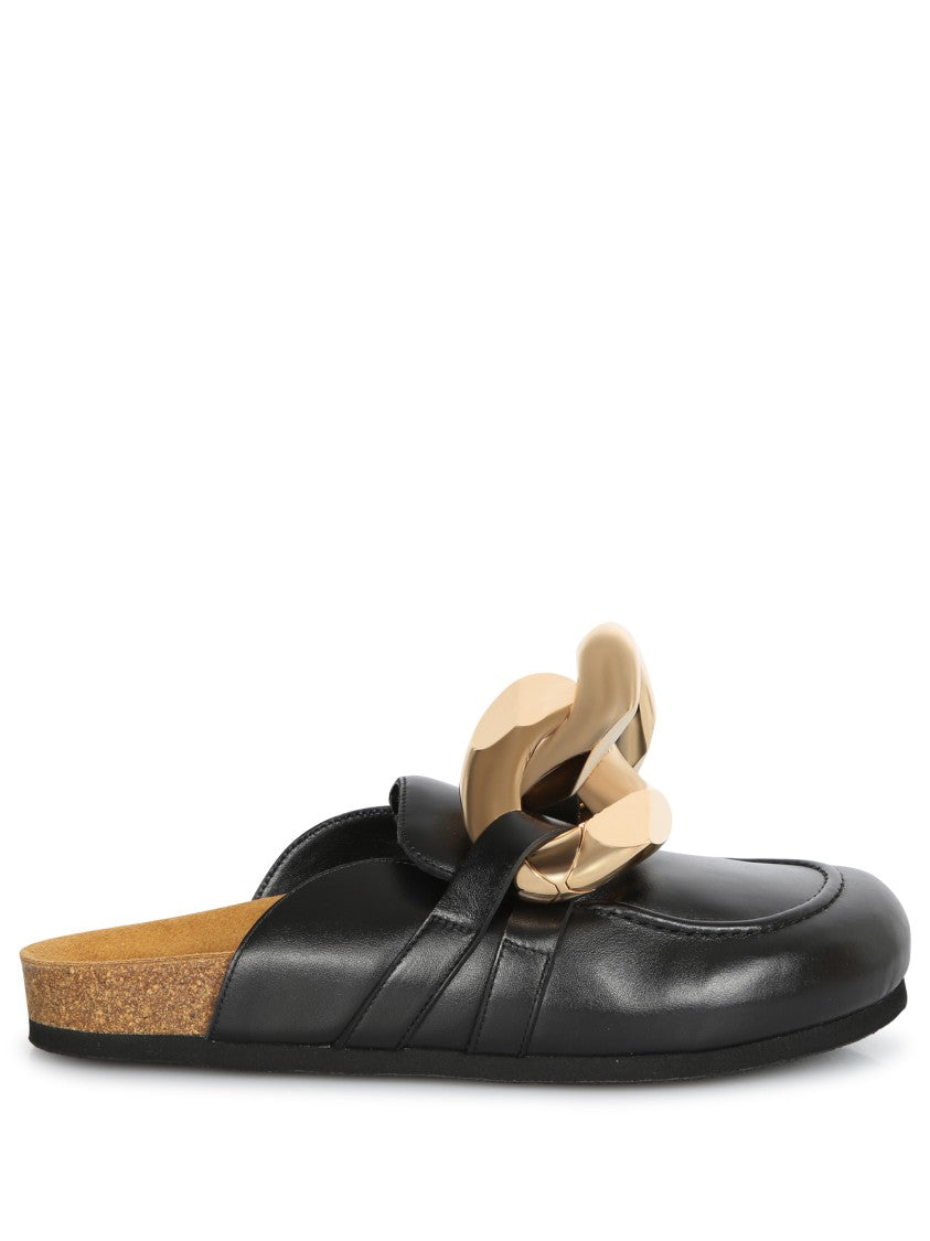 J. W. Anderson Black Leather Mules