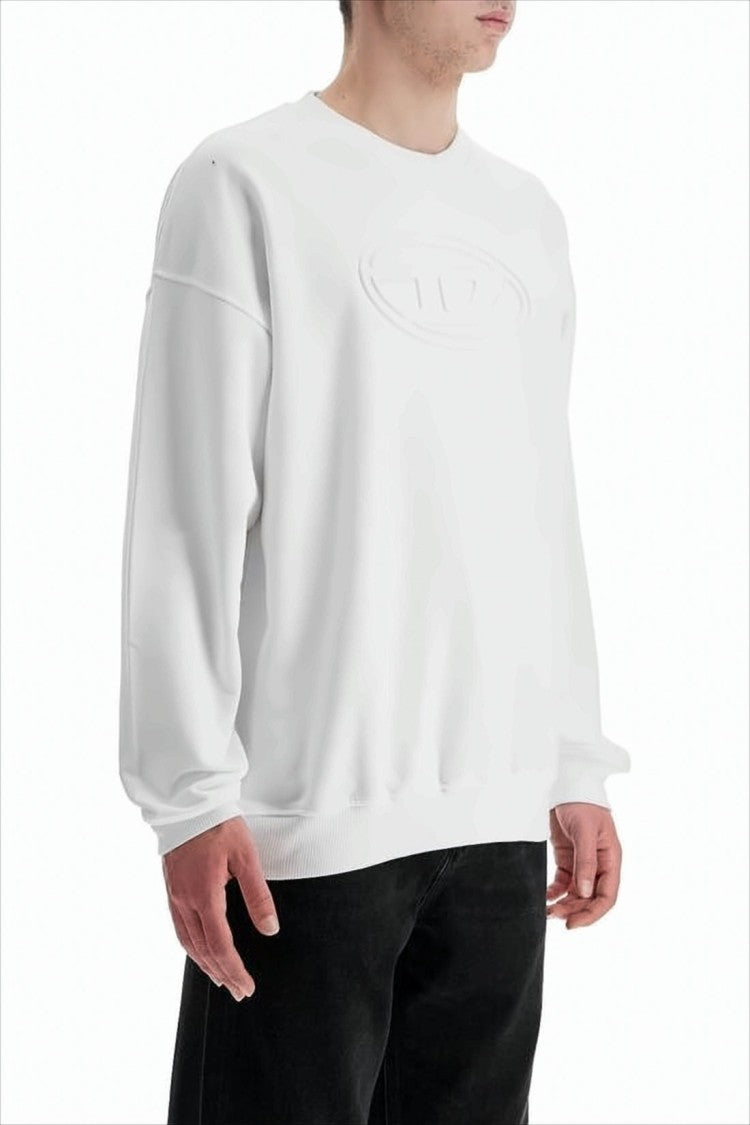 Diesel Relaxed-Fit Long-Sleeve Sweatshirt With Embossed Logo Detail