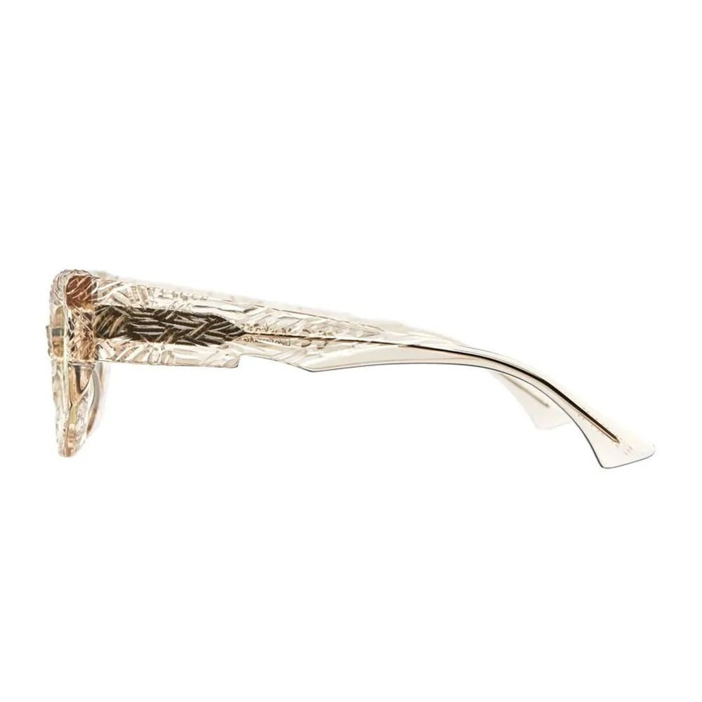 Kuboraum Mask F5 Oroshi Sculptural Cat-Eye Sunglasses In Transparent Acetate