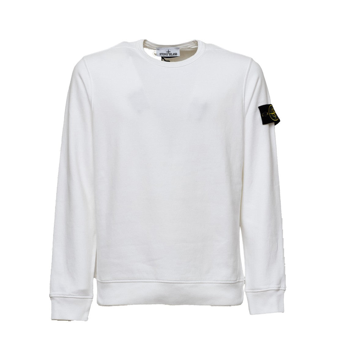 Stone Island Crew Neck Cotton Sweatshirt