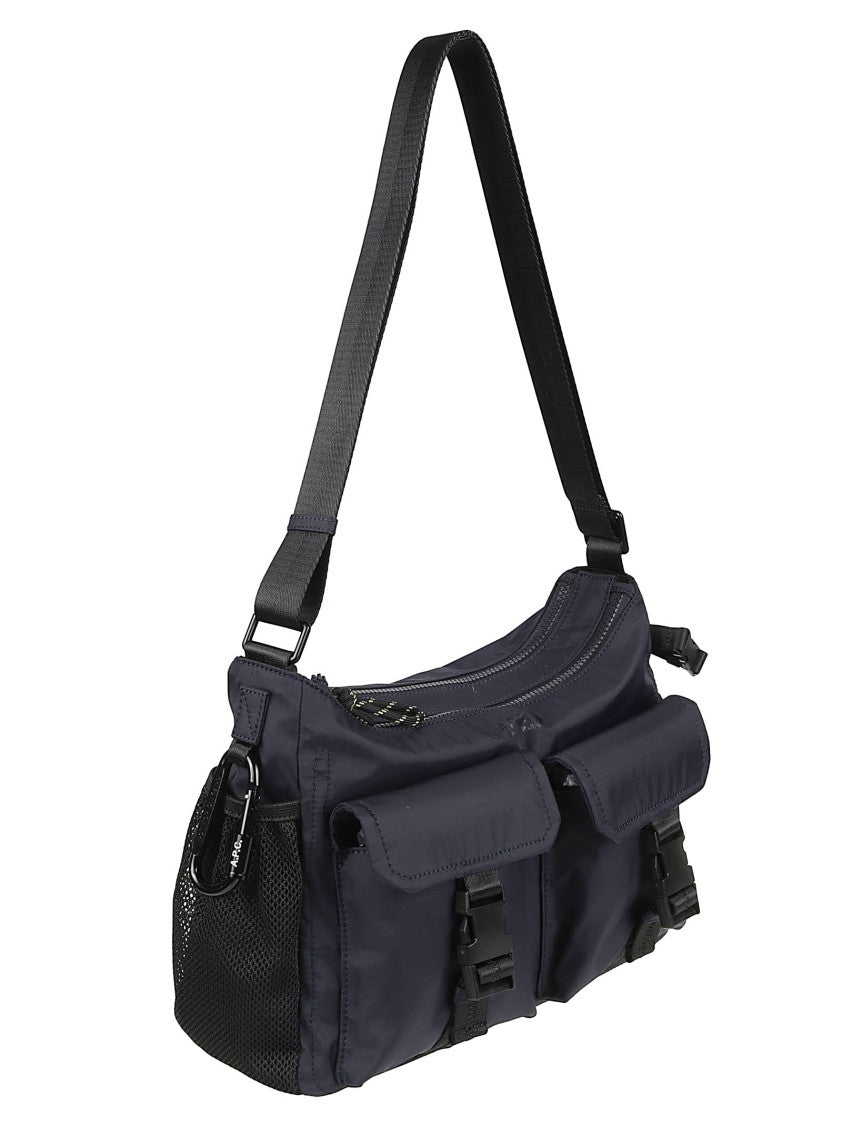 A.P.C. Trek Flap-Pocket Polyamide Shoulder Bag