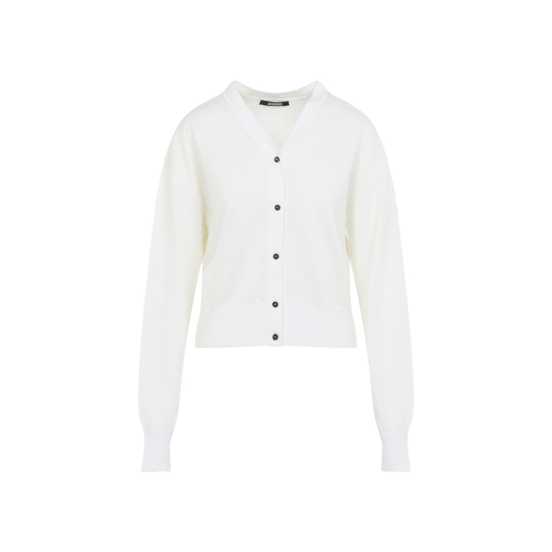 Jacquemus Merino Wool Blend Cardigan With V-Neck