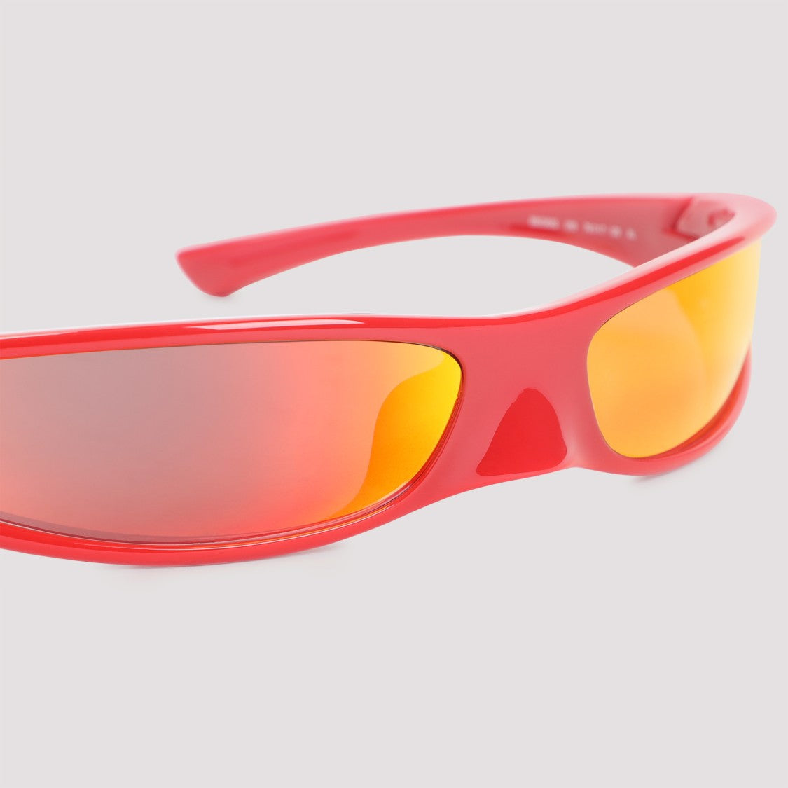 Balenciaga Red Acetate Blade Rect Bb0383s Sunglasses