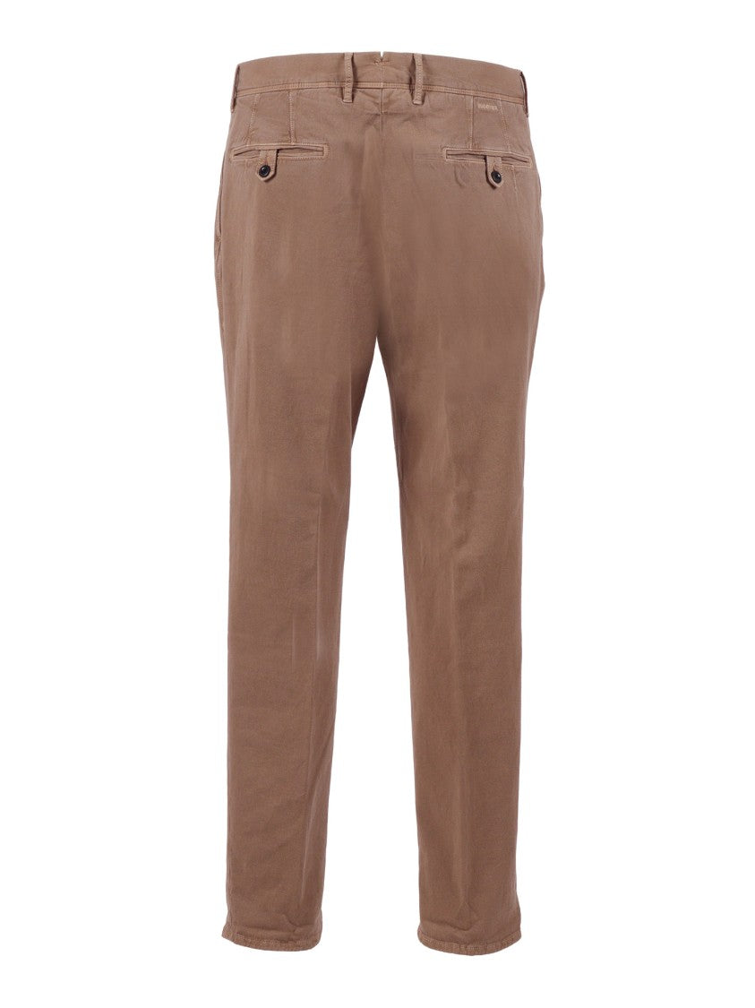 Incotex Classic Tailored Front Pleat Straight-Leg Pants