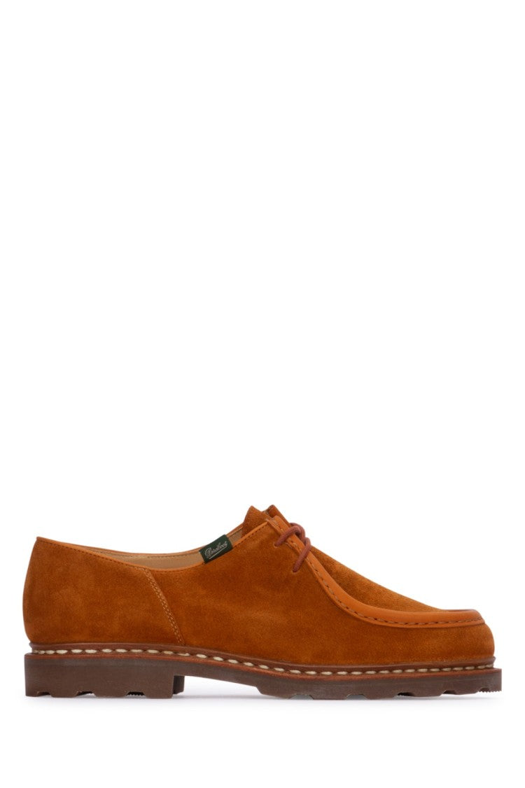 Paraboot Brown Lace-Up Suede Shoes
