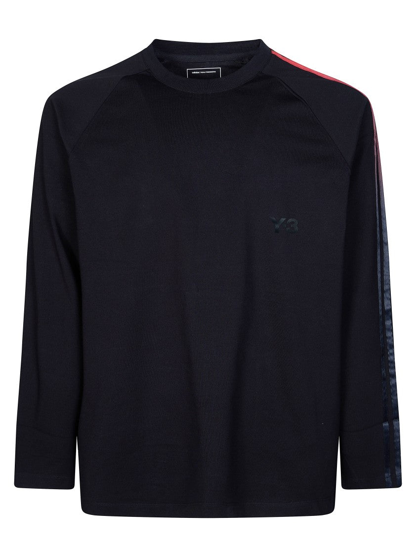 Y-3 Ovs Grd 3S Ls Stripe Long-Sleeve T-Shirt