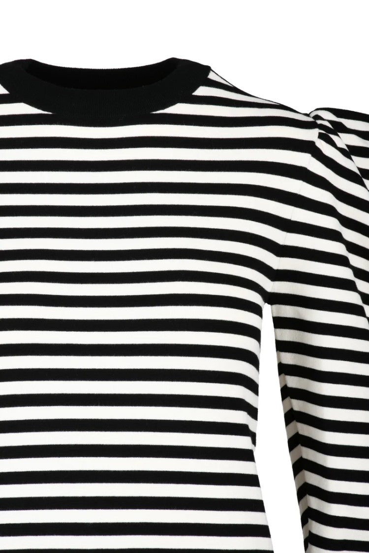 Max Mara Knit Dress Viscose/Polyester - White/Black