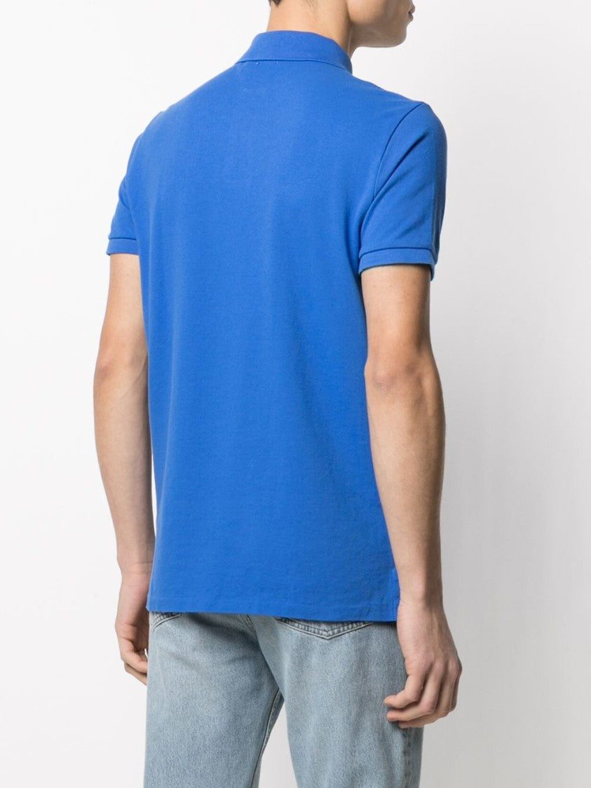 Polo Ralph Lauren Pique Polo Shirt With Ribbed Collar