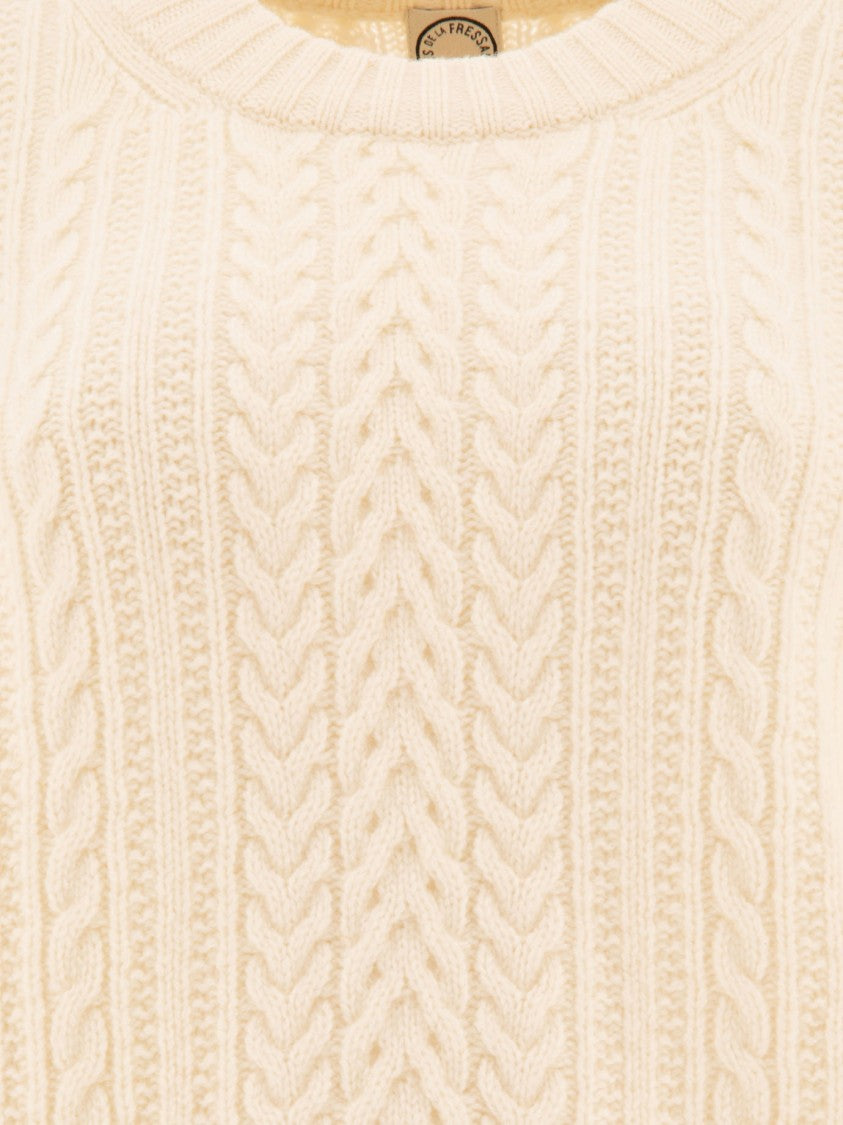 Ines De La Fressange Cable Knit Sweater