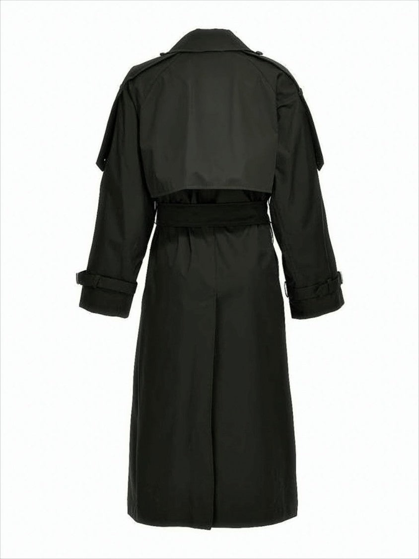 Burberry Double-Breasted Trench Coat With Tailored Waist