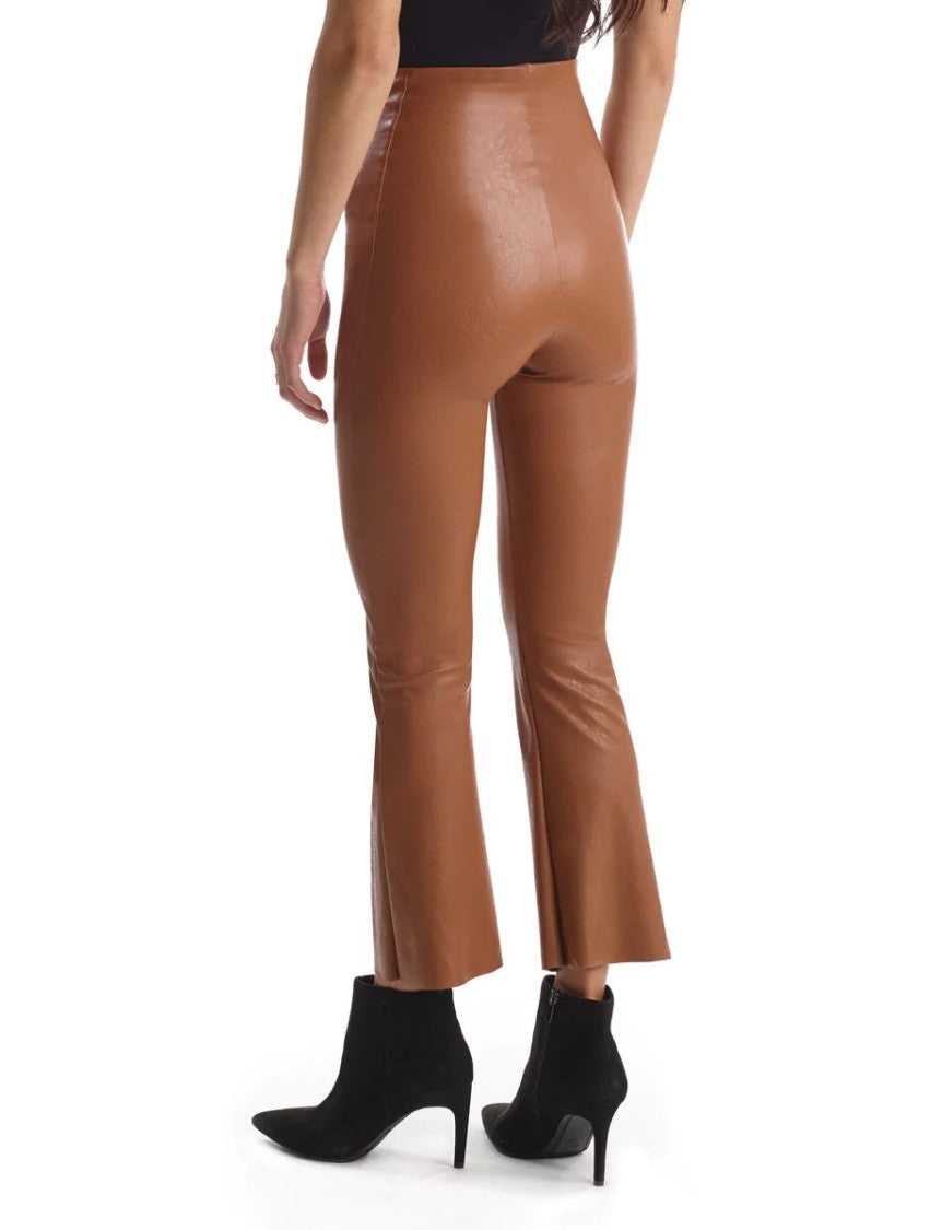 Commando Max Faux Leather Crop Flare Legging - Slg33