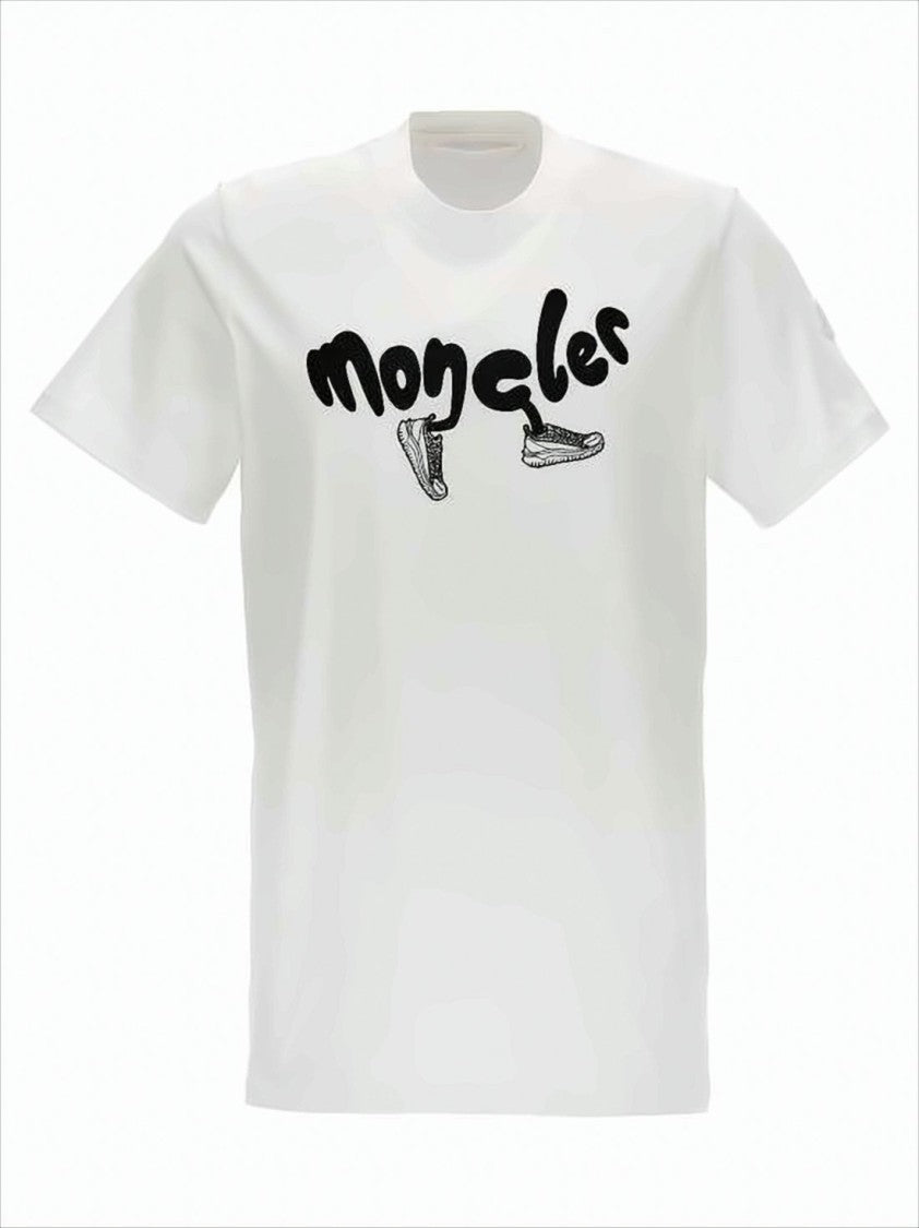 Moncler Short-Sleeve Cotton T-Shirt