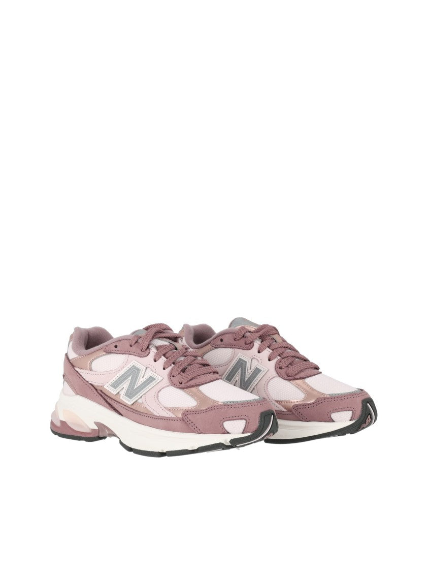 New Balance Pink Salt Synthetic Nubuck Mesh Sneakers