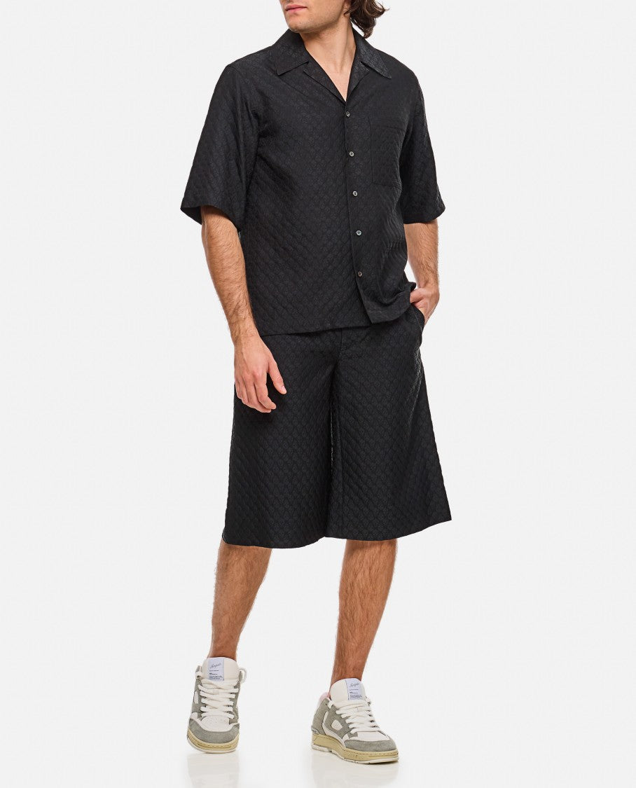 Alexander Mcqueen Printed Pyjama Shorts