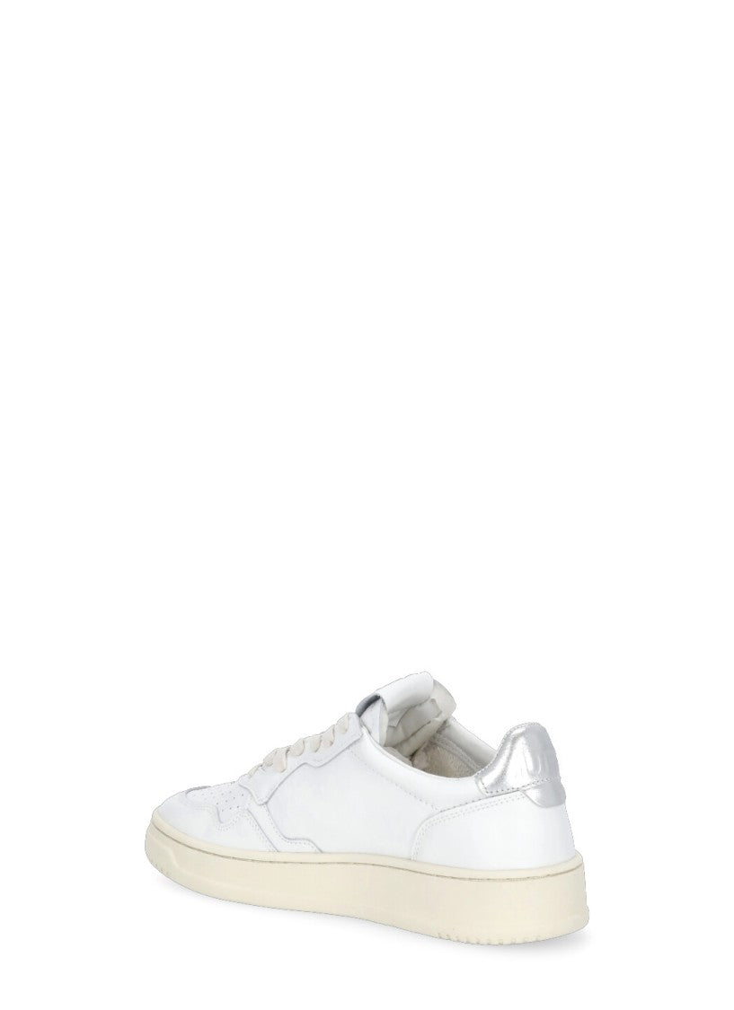 Autry White Smooth Leather Sneakers