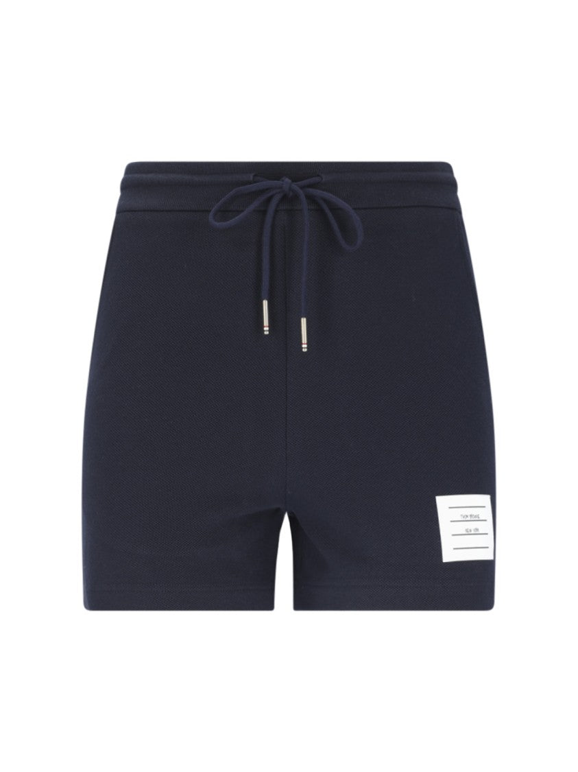 Thom Browne Sports Shorts "Stripe" – Navy